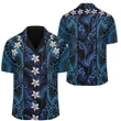 AmericansPower Shirt - Hawaii Plumeria Fern Tropical Hawaiian Shirt Feri style