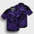 Hawaiian Turtle Hibiscus Plumeria Kanaka Polynesian Hawaiian Shirt Purple - Soft Style - AH - J4R - AmericansPower