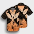 Hawaiian Kanaka Hawaiian Shirt Hibiscus Polynesian Love - Orange - AH - JR - AmericansPower
