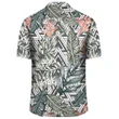 Tropical Palm Leaves And Flowers Hawaiian Shirt - AH - J1 - AmericansPower