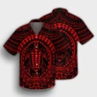 Hawaiian Kakau Honu Arc Polynesian Red Hawaiian Shirt - AH - JGR - AmericansPower