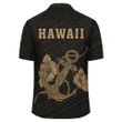 Kakau Polynesian Anchor Hawaii Shirt - Gold - AH - J6 - AmericansPower