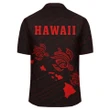 Kakau Polynesian Three Turtles Map Hawaii Shirt - Red - AH - J6 - AmericansPower