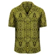 Polynesian Lauhala Mix Yellow Hawaiian Shirt - AH - J1 - AmericansPower