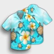 Hawaii Turtle Plumeria Ocean Hawaiian Shirt - AH - J4R - AmericansPower