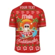 Hawaiian Santas Clau Mele Kalikimaka Shirt - Aviv Style - Red - AH - J2