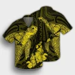 Hawaiian Hibiscus Memory Turtle Polynesian Hawaiian Shirt Yellow - AH - JR - AmericansPower