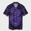 AmericansPower Shirt - Hawaii Anchor Hibiscus Flower Vintage Hawaiian Shirt Purple