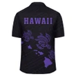 Kakau Polynesian Three Turtles Map Hawaii Shirt - Purple - AH - J6 - AmericansPower