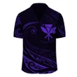 (Personalized) Hawaii Kanaka Map Hawaiian Shirt - Purple - Frida Style - AH - J3 - AmericansPower