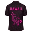 Kakau Polynesian Hammerhead Shark Map Hawaii Shirt - Pink - AH - J6 - AmericansPower
