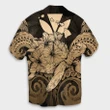 Hawaii Turtle Wave Polynesian Hawaiian Shirt - Hey Style Gold - AH - J4R - AmericansPower
