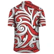 Polynesian Maori Ethnic Ornament Red Hawaiian Shirt - AH - J1 - AmericansPower