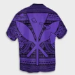 Hawaiian Kanaka Polynesian Tribal Hawaiian Shirt Reggae Color Purple AH - J7R - AmericansPower
