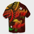 Hawaii Polynesian Turtle Hibiscus Hawaiian Shirt - Color Flag - AH - J4R - AmericansPower