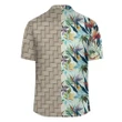 Tropical Flower Plant And Leaf Pattern Lauhala Moiety Hawaiian Shirt - AH - JR - AmericansPower