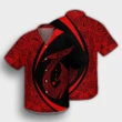 Hawaii Fish Hook Polynesian Hawaiian Shirt - Circle Style Red - AH - J4R - AmericansPower
