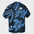 Hawaii Polynesian Turtle Hibiscus Hawaiian Shirt - Pastel Blue - AH - J4R - AmericansPower