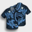 Hawaii Polynesian Turtle Hibiscus Hawaiian Shirt - Pastel Blue - AH - J4R - AmericansPower