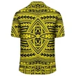 Polynesian Seamless Yellow Hawaiian Shirt - AH - J1 - AmericansPower