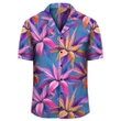 Hawaii Tropical Flowers Pink Hawaiian Shirt - AH - J1 - AmericansPower