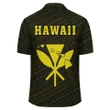 Kakau Polynesian Kanaka Map Hawaii Shirt - Yellow - AH - J6 - AmericansPower