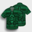 Hawaiian Turtle Polyensian Tribal Hawaiian Shirt Green AH - J7R - AmericansPower