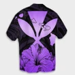 Hawaiian Kanaka Hawaiian Shirt Hibiscus Polynesian Love - Violet - AH - JR - AmericansPower