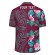 (Personalized) Hawaii Hibiscus Tropical Polynesian - Hawaiian Shirt - Pink - Melio Style - AH - J2 - AmericansPower