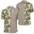 AmericansPower Shirt - Hawaii Vintage Tropical Jungle Leaves Orchid Bird Lauhala Moiety Hawaiian Shirt