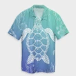 AmericansPower Shirt - Hawaiian Turtle In The Sea Polynesian Hawaiian Shirt