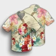 Hawaii Floral Turtle Hawaiian Shirt - Beige - AH - J4R - AmericansPower