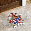 AmericansPower Germany Doormat - Preininger German Family Crest Custom Shape Rubber Doormat A7 | AmericansPower