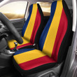 AmericansPower Car Seat Covers (Set of 2) - Flag of Chad Car Seat Covers A7 | AmericansPower