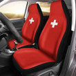 AmericansPower Car Seat Covers (Set of 2) - Flag of Switzerland Car Seat Covers A7 | AmericansPower