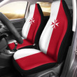 AmericansPower Car Seat Covers (Set of 2) - Flag of Malta Maltese Cross Car Seat Covers A7 | AmericansPower