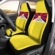 AmericansPower Car Seat Covers (Set of 2) - Flag of Tibet Car Seat Covers A7 | AmericansPower