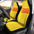 AmericansPower Car Seat Covers (Set of 2) - Catalonia Flag Of Catalan Republic Estelada Roja Car Seat Covers A7 | AmericansPower