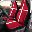 AmericansPower Car Seat Covers (Set of 2) - Flag of Denmark Car Seat Covers A7 | AmericansPower