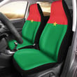 AmericansPower Car Seat Covers (Set of 2) - Flag of Burkina Faso Car Seat Covers A7 | AmericansPower