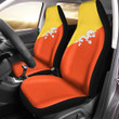 AmericansPower Car Seat Covers (Set of 2) - Flag of Bhutan Car Seat Covers A7 | AmericansPower