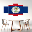 AmericansPower Canvas Wall Art - Flag of Belize Car Seat Covers A7 | AmericansPower