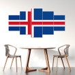 AmericansPower Canvas Wall Art - Flag of Iceland Car Seat Covers A7 | AmericansPower