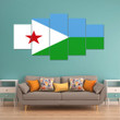 AmericansPower Canvas Wall Art - Flag of Djibouti Car Seat Covers A7