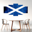 AmericansPower Canvas Wall Art - Flag of Scotland Flag Grunge Style Car Seat Covers A7 | AmericansPower