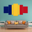 AmericansPower Canvas Wall Art - Flag of Romania Car Seat Covers A7