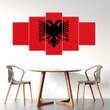 AmericansPower Canvas Wall Art - Flag of Albania Car Seat Covers A7