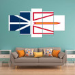 AmericansPower Canvas Wall Art - Canada Flag Of Newfoundland And Labrador Car Seat Covers A7