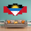 AmericansPower Canvas Wall Art - Flag of Antigua Barbuda Car Seat Covers A7