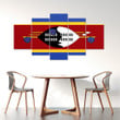 AmericansPower Canvas Wall Art - Flag of Eswatini Car Seat Covers A7 | AmericansPower